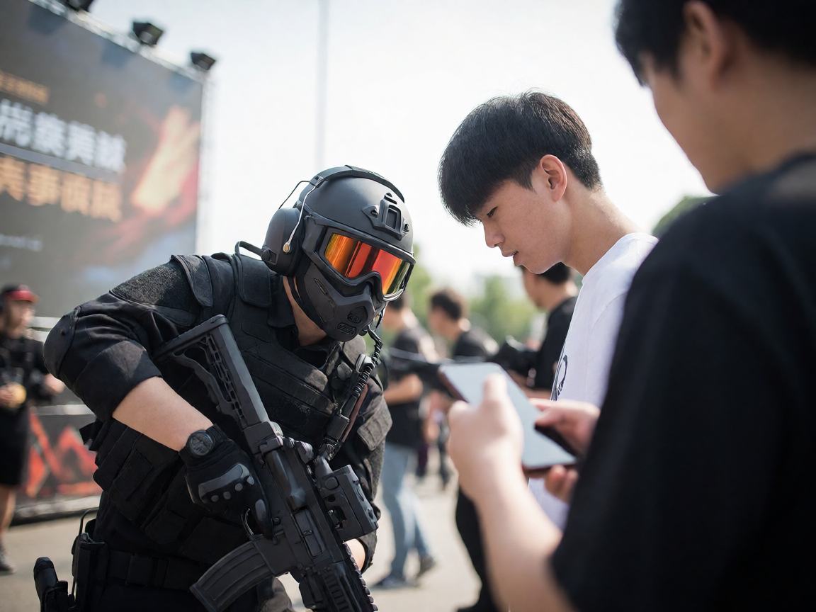 战术竞技类电竞游戏对战画面